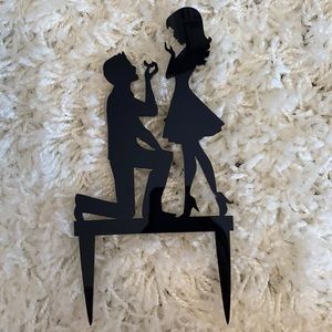 Engagement Cake Topper
